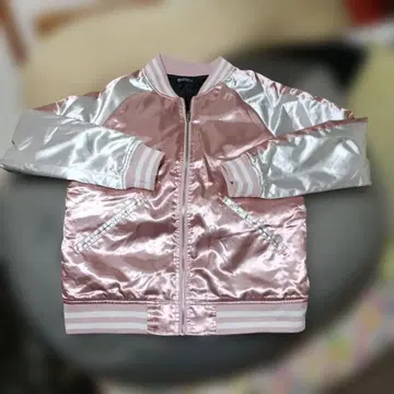 MODIFIED 충전솜 새틴 스카잔 핑크