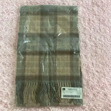 캐시미어 머플러 미사용 새상품