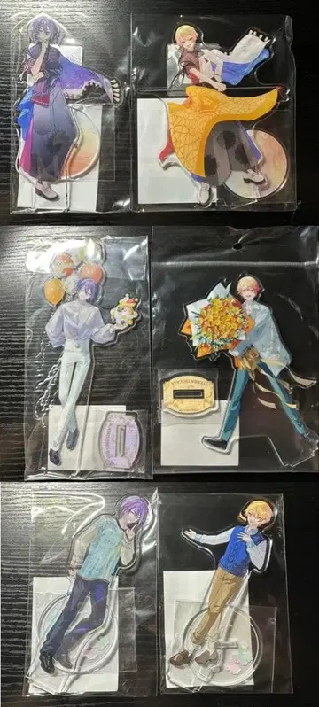 프로세카 카미시로 루이 텐마 츠카사 아크릴 스탠드 6점 묶음 판매