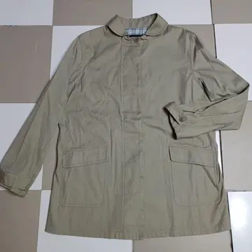 EASTBOY 스텐카라 코트 그린 베이지 사이즈 15