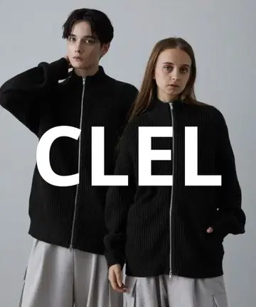 [ CLEL ] 루즈 드라이버즈 니트 (보풀 방지 가공) 블랙 M