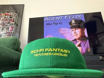 USA SCI-FI FANTASY 사이파이 판타지 캡 그린