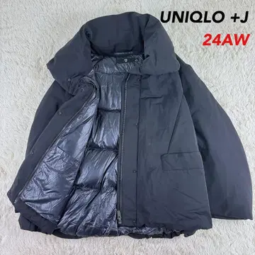 새상품급 인기 L 사이즈 UNIQLO +J 하이브리드 다운 자켓 블랙