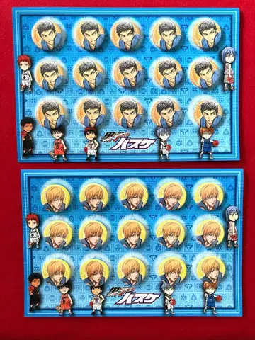 쿠로코의 농구 점프 페스타 원작 패턴 캔뱃지 키세 카사마츠