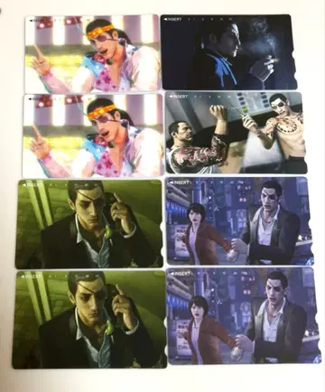 용과 같이0 전화카드풍 8장 세트 마지마 고로