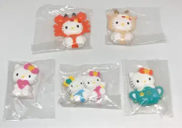 초레어 미개봉 산리오 헬로키티 별자리 마그넷 5개 세트 레트로