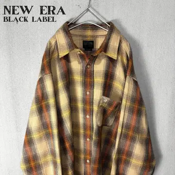 [레어] 뉴에라 블랙 라벨 옴브레 체크 셔츠 시게모리 사토미 착용