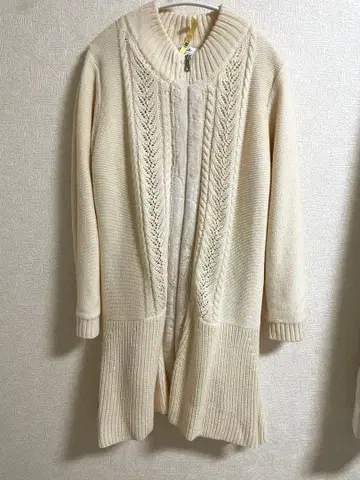 beaute de s.mile 니트 롱 코트