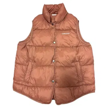 CONVERSE 경량 페이크 다운 베스트 여성용/나일론 자켓