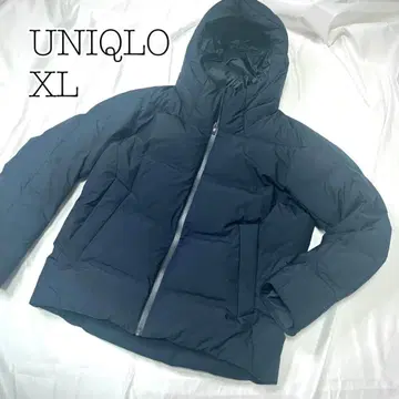 컨디션 최상 UNIQLO 유니클로 심리스 다운 파카 네이비 남성용 XL