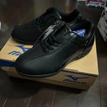 새상품 MIZUNO 워킹화 사이드 지퍼 23cm 3E 블랙