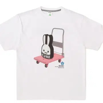 30th ANNIV T-SHIRTS CUNE 토끼 손수레 티셔츠 XL