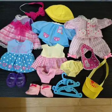 멜짱 옷 갈아입기 의류 세트 행거