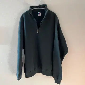 러셀 하프 지퍼 맨투맨 그린 XXL
