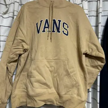 VANS 후드 부착 후드티 베이지