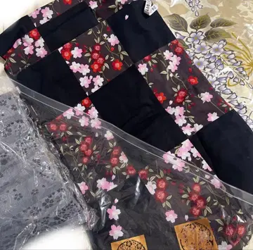 정가 7000 새상품급 일본풍 패턴 체크 유카타