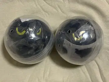 가챠가챠 따르지 않는 고양이 봉제 인형 본가 고양이 2개 세트