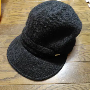 비셰리 헌팅 캡 굵은 짜임 울 혼방 가을 겨울용