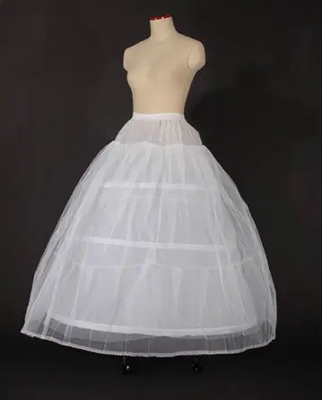 웨딩 삼단 파니에