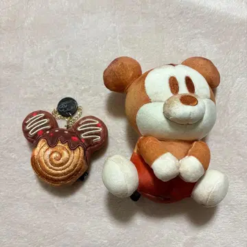 디즈니 Nui 빵 미키 시나롤 미키 봉제 인형 세트