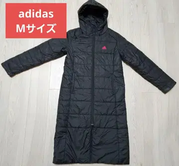 adidas 후드 롱 다운 자켓 블랙 아디다스 M 사이즈