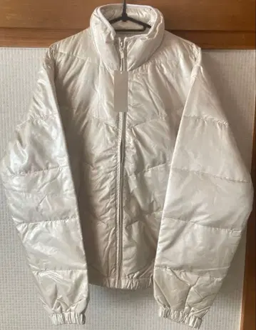 레어 유니클로 액티브 스포츠 다운 자켓 L 내추럴 미사용
