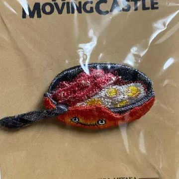 자수 브로치 카르시페르와 베이컨 에그 스튜디오 지브리