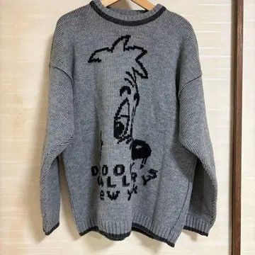 DROOPY'S GALLERY 니트 스웨터 그레이 L 사이즈