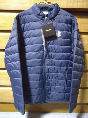 MLB 컵스 충전솜 나일론 자켓 미사용 택 포함 L 사이즈 네이비