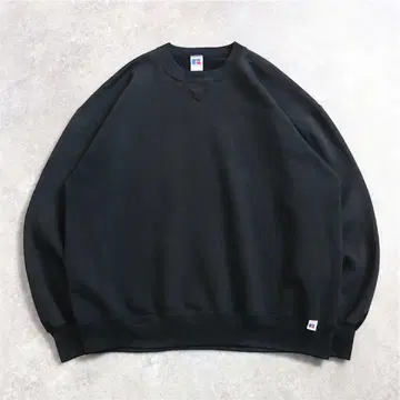 USA제 90s 빈티지 Russell 러셀 맨투맨 블랙