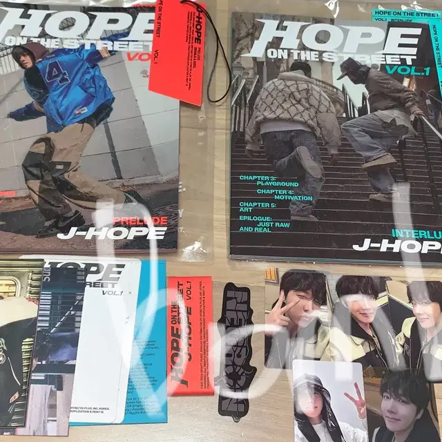 일괄,포카ㅇ) 제이홉 hope on the street 앨범 방탄소년단