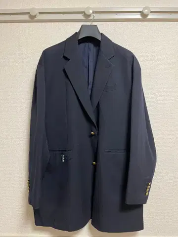 ADULT ORIENTED ROBES 네이비 테일러드 자켓