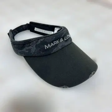 MARK & LONA 데미지 가공 선바이저 여성용 블랙