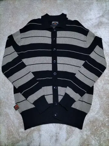 FB COUNTY 스트라이프 디자인 가디건 L 사이즈