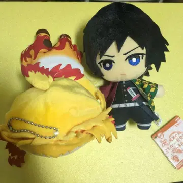 귀멸의 칼날 토미오카 기유 토모누이 봉제 인형 렌고쿠 쿄쥬로