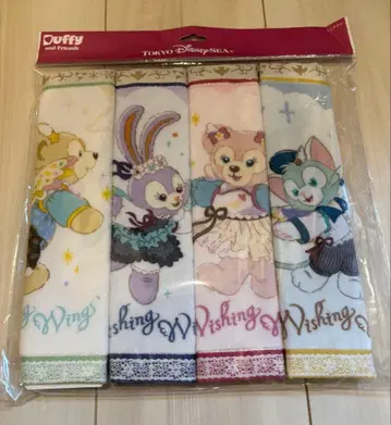 더피앤프렌즈 위싱 윙스 미니 타월 4개