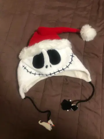 크리스마스 잭 스켈링턴의 플리스 모자