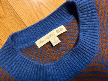 유니클로 JW 앤더슨 라무 크루넥 스웨터 S 사이즈