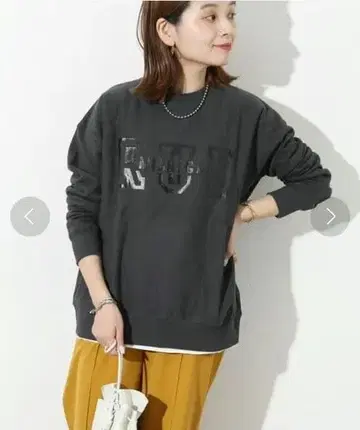 저널 스탠다드 소프트 테리 로고 맨투맨