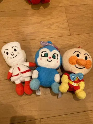 호빵맨 봉제 인형 세트