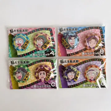 무빅 닌타마 란타로 캔뱃지 세트 4점