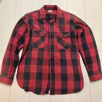 WAREHOUSE 버팔로 체크 플란넬 셔츠