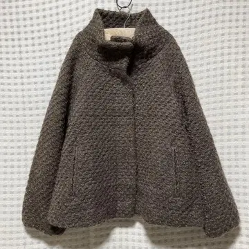 BEAUTY&YOUTH 스탠드 카라 울 코트