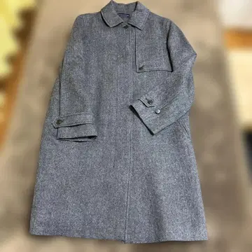 human woman 여성용 롱 코트 그레이 M 사이즈