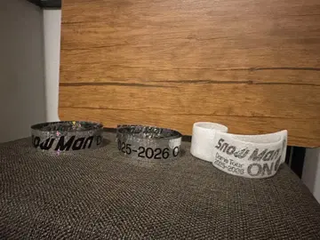 SnowMan 은색 테이프 음표 12/7 후쿠오카 공연