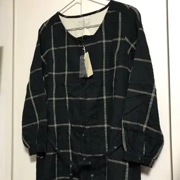 스튜디오 클립 겉옷 원피스 체크