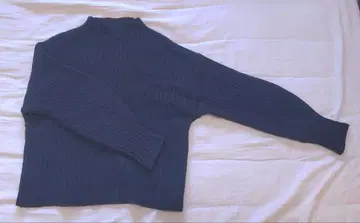 마드모아젤 로페 리브 울 스웨터 사이즈 38 블랙