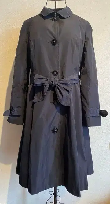 [ TOCCA ] 네이비 허리 리본 코트