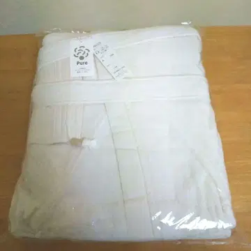 pristine 목욕 가운 오가닉 코튼