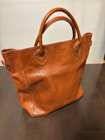 빔즈플러스 가죽 토트백 BEAMS PLUS